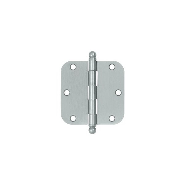 S35R526D-BT Ball Tip 5/8 Radius Hinge Brushed Chrome, 10PK pairs